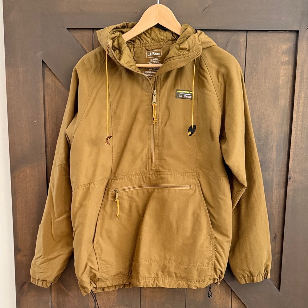 L.L. Bean Men's Tan Windbreaker Jacket
